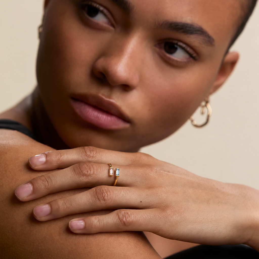 Birthstones Adjustable Ring