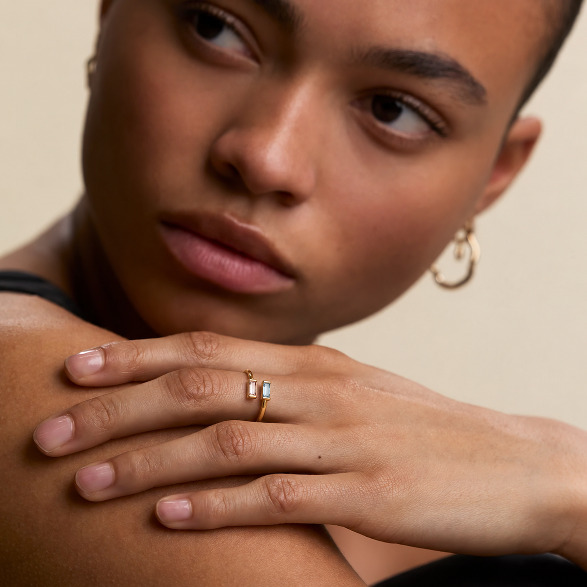 Birthstones Adjustable Ring