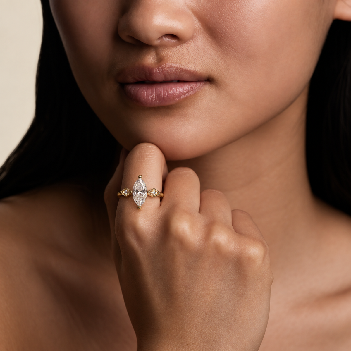 Celestial Zircon Adjustable Ring