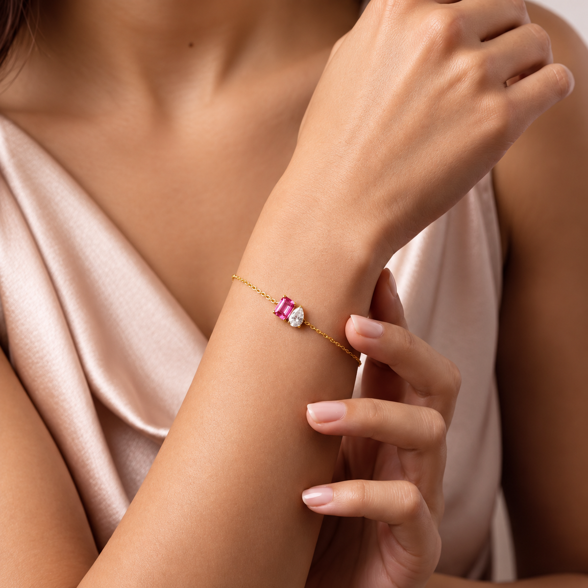 Dual Birthstone Bracelet