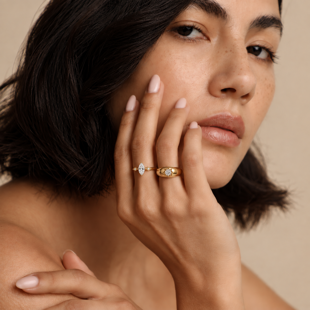 Celestial Marquise Ring