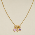 Crystal Heart Charm Necklace