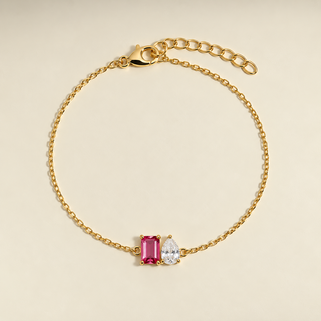 Dual Birthstone Bracelet
