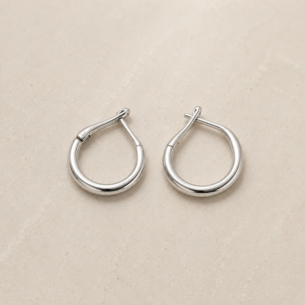 Chunky Huggie Hoops