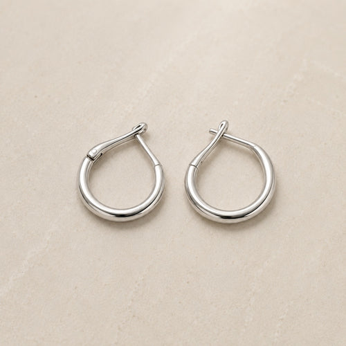 Chunky Huggie Hoops